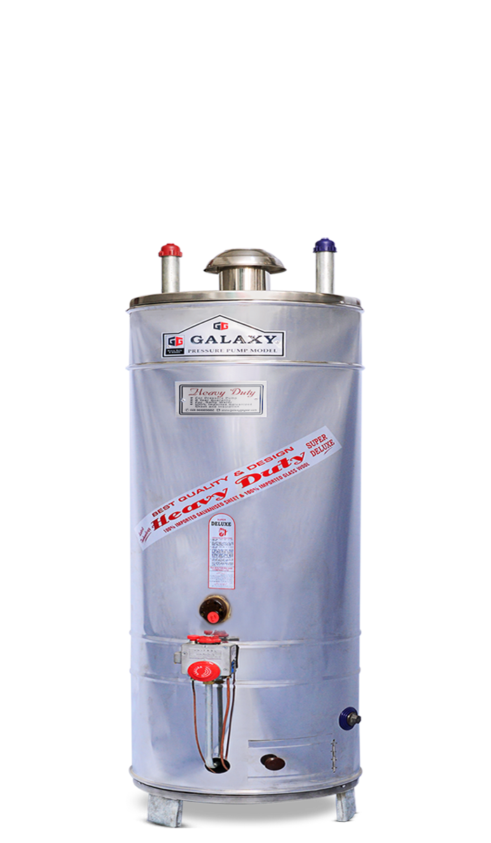 Electric Plus Gas Geyser Heavy Duty Model - 10 Guage - Steel Body (10 year Warranty)