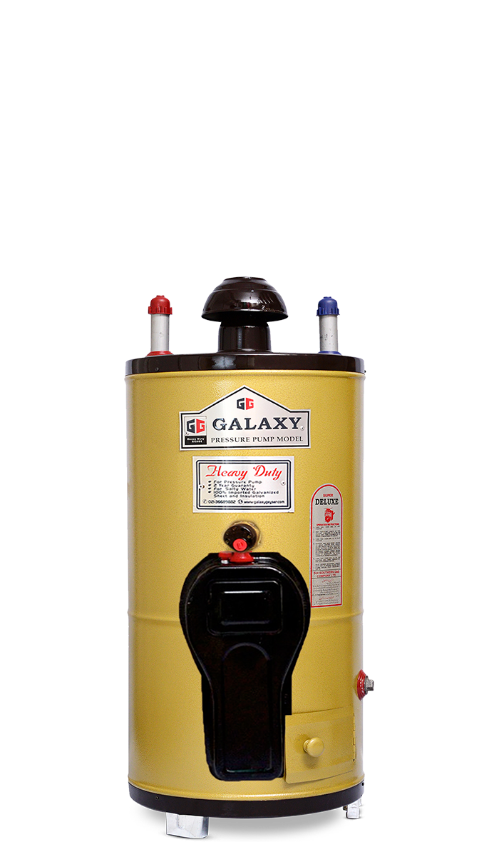 Electric Plus Gas Geyser Heavy Duty Model - 10 Guage (15 Gallon) (10 year Warranty)