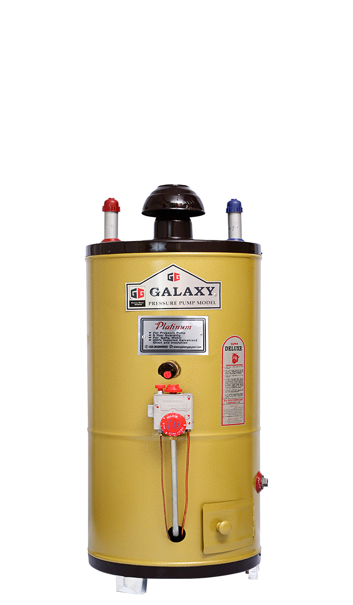 Electric Plus Gas Geyser Platinum Model - 8x8 Guage (15 Gallon) (15 year Warranty)