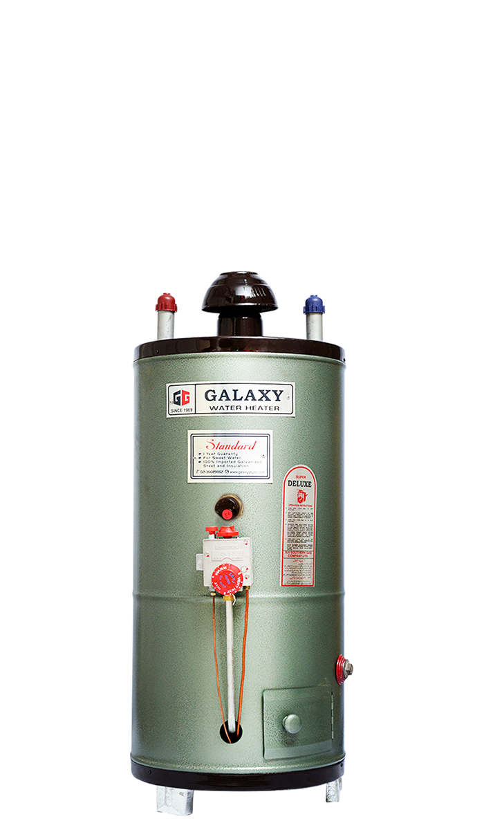 Electric Plus Gas Geyser Standard Model - 14 Guage (15 Gallon) (2 year Warranty)