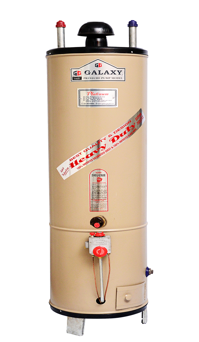 Electric Plus Gas Geyser Platinum Model - 8x8 Guage (30 Gallon) (15 year Warranty)