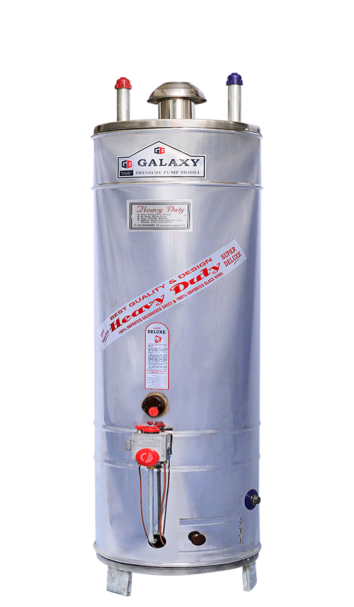 Electric Plus Gas Geyser Heavy Duty Model - 10 Guage - Steel Body (10 year Warranty)
