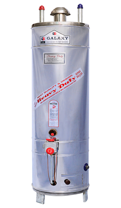 Electric Plus Gas Geyser Heavy Duty Model - 10 Guage - Steel Body (10 year Warranty)