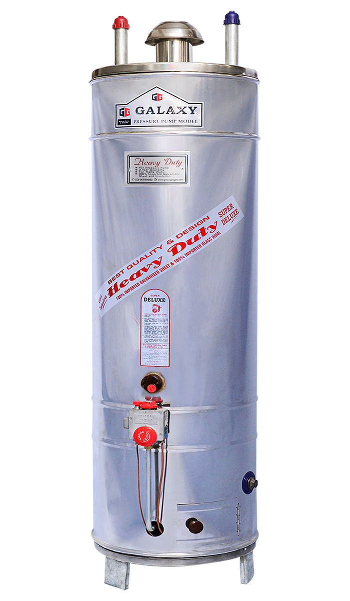Electric Plus Gas Geyser Heavy Duty Model - 10 Guage - Steel Body (10 year Warranty)