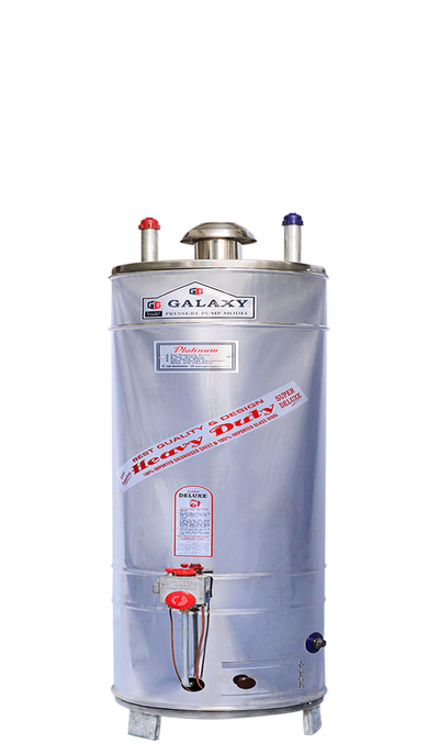 Gas Geyser Platinum Model - 8x8 Guage - Steel Body (15 year Warranty)