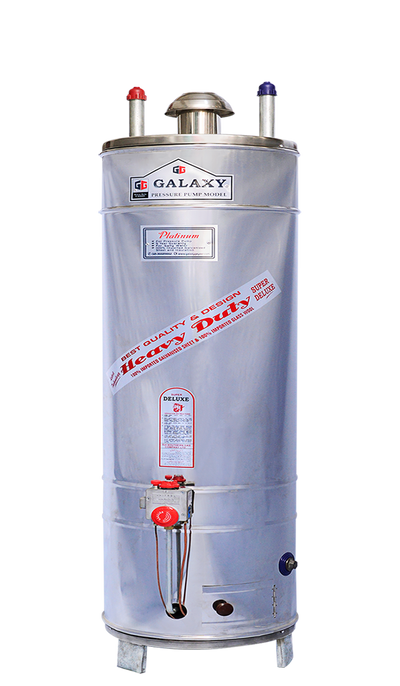Gas Geyser Platinum Model - 8x8 Guage - Steel Body (15 year Warranty)
