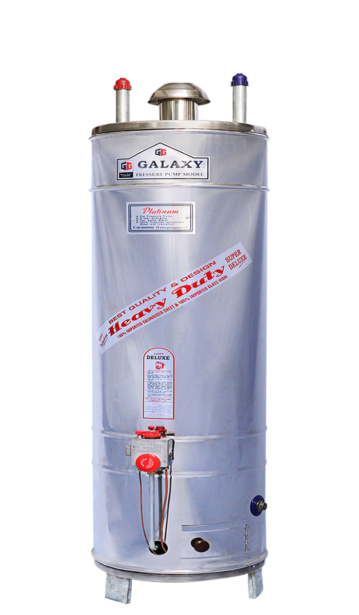 Gas Geyser Platinum Model - 8x8 Guage - Steel Body (15 year Warranty)