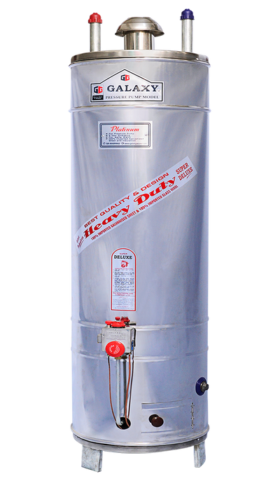 Gas Geyser Platinum Model - 8x8 Guage - Steel Body (15 year Warranty)