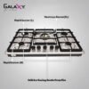 Galaxy Hob | Stainless Steel | 5 Burner - Image 3